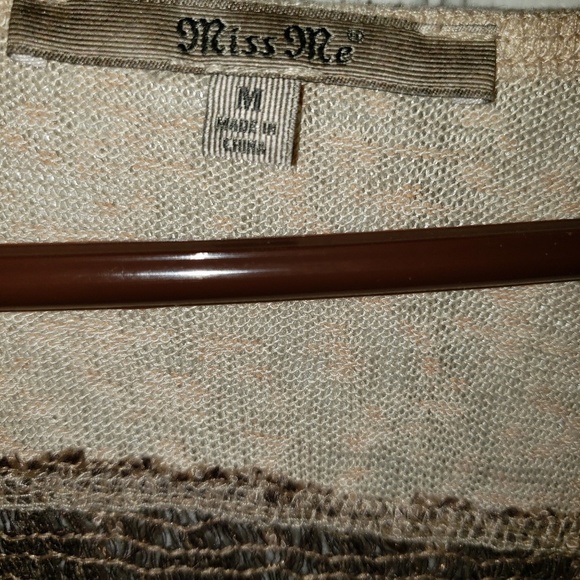 Miss Me sweater/blouse - Picture 3 of 5